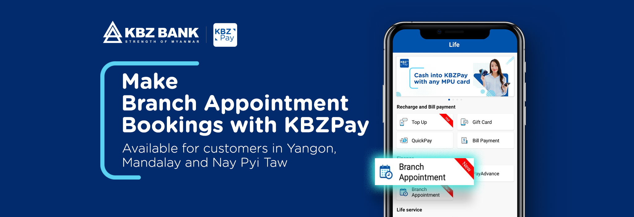 KBZPay Center opens in Pathein
