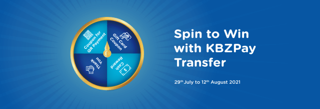 Spin to Win with KBZPay Transfer