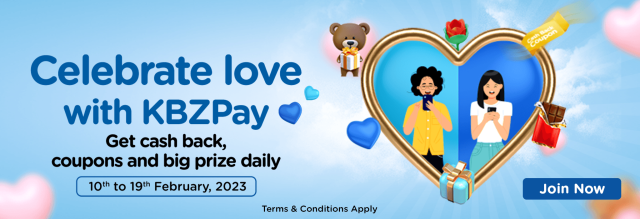 Celebrate your love with KBZPay