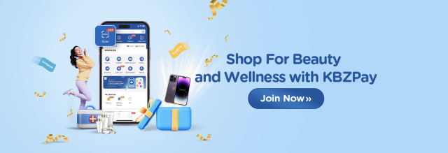 Shop For Beauty and Wellness with KBZPay